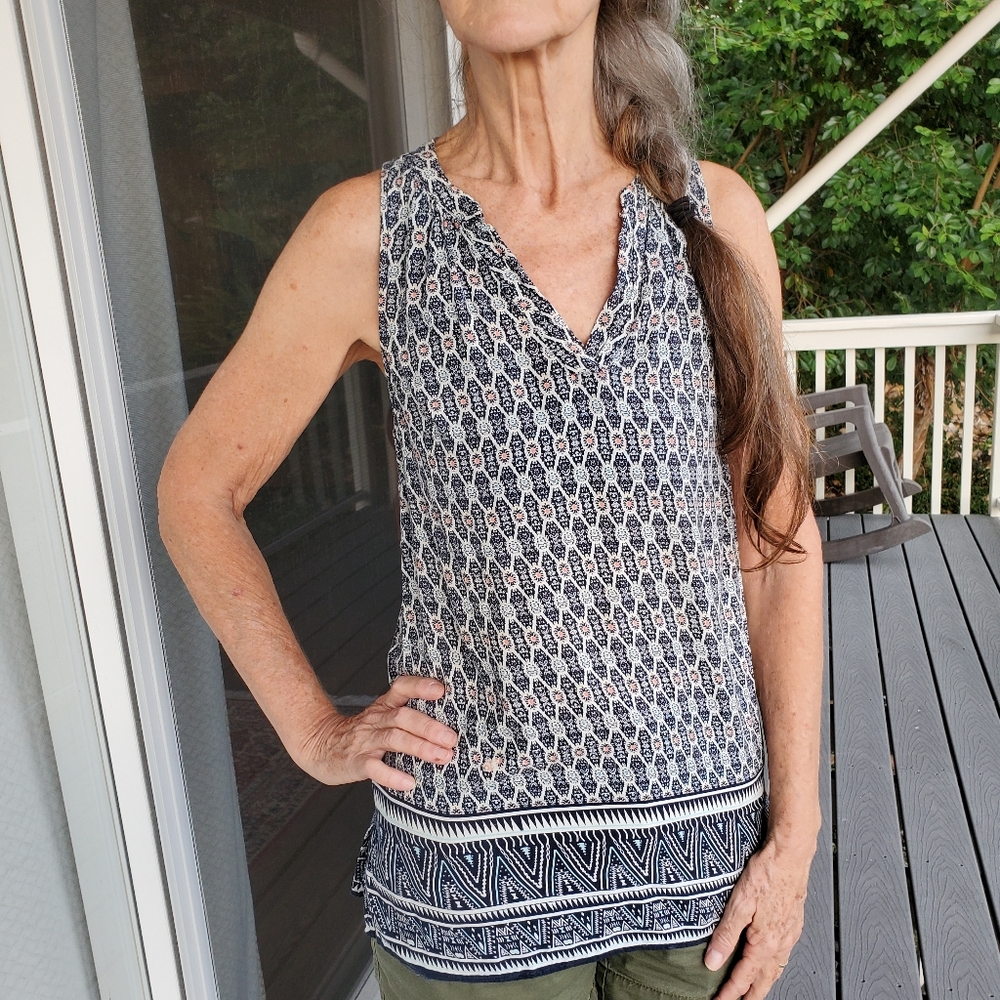 Sleeveless Tunic Top by AVA CHRISTINE